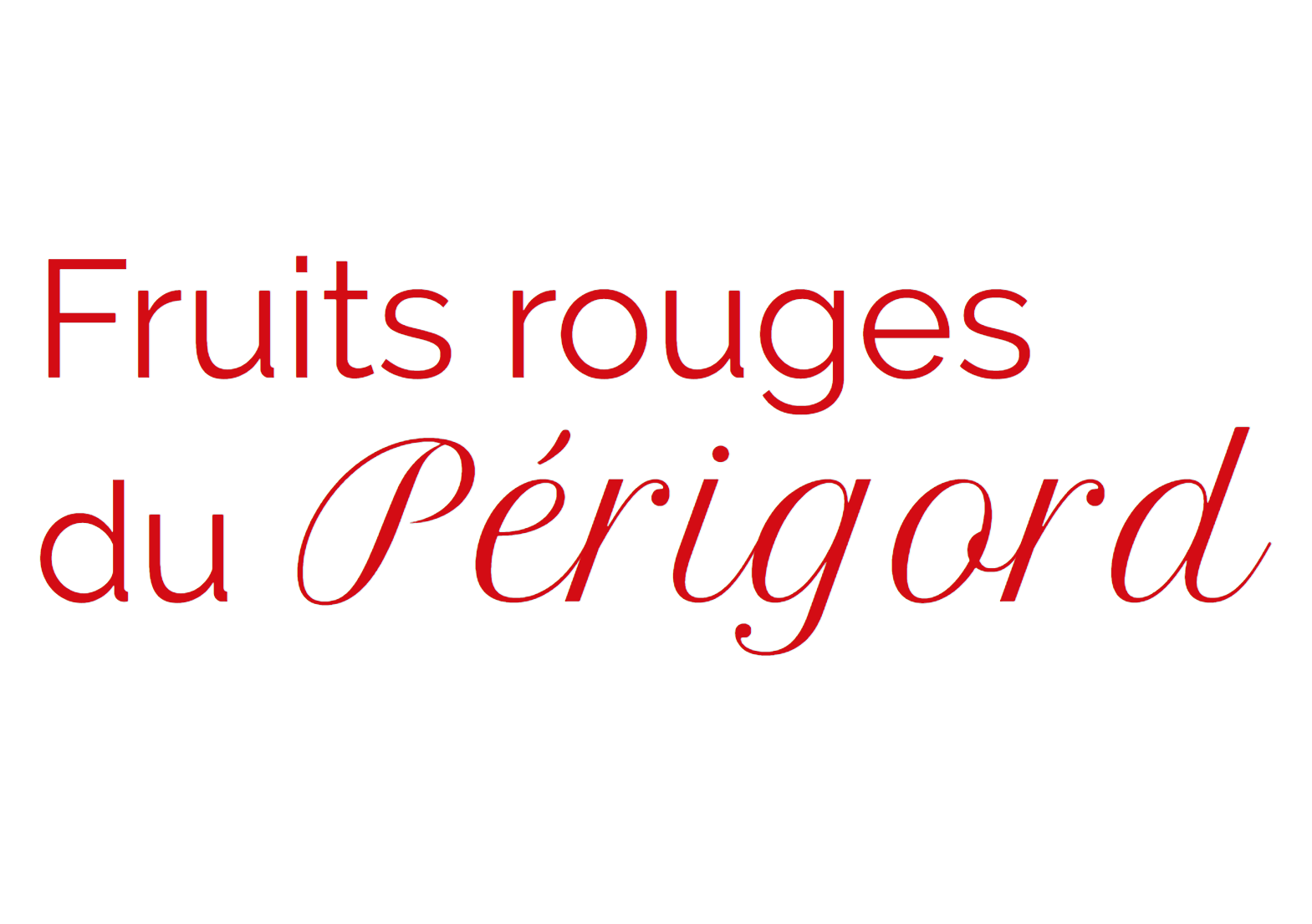 FRUITS ROUGES DU PERIGORD