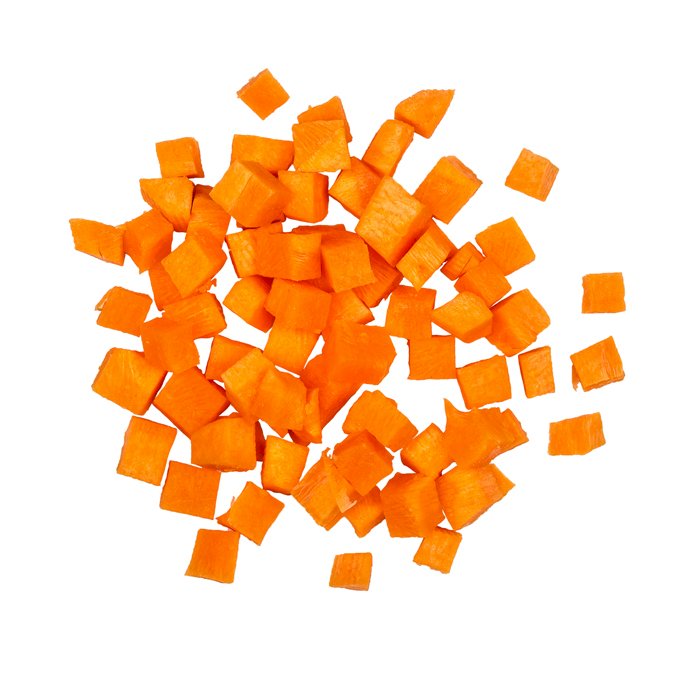 Zanahoria Cubos