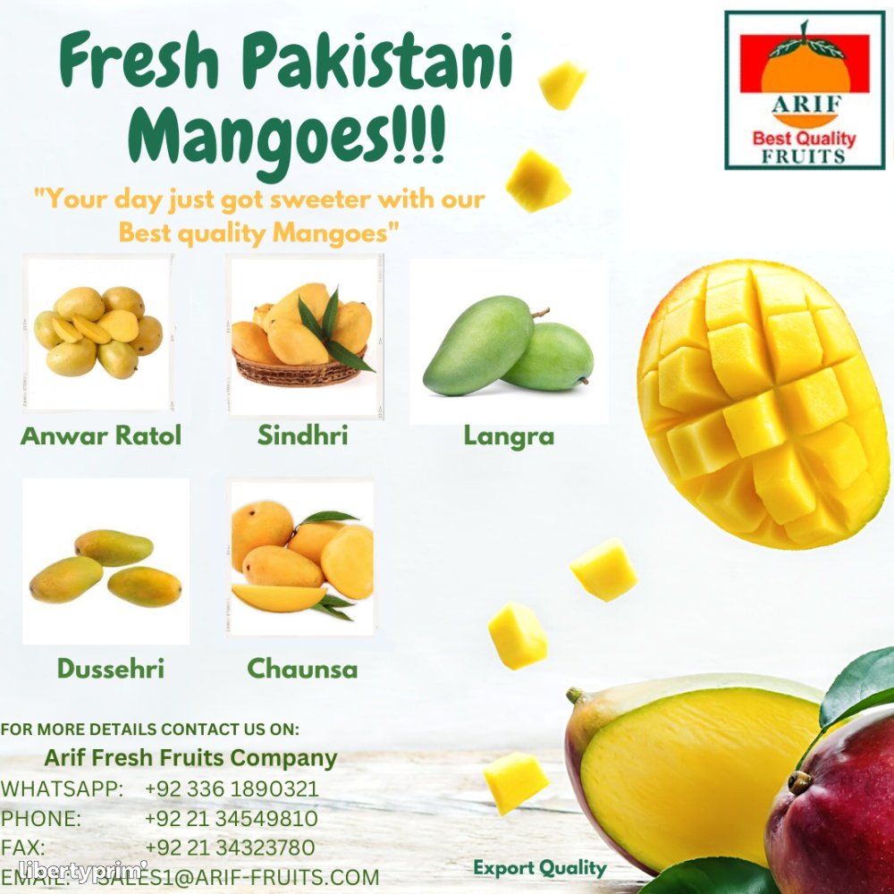 Mango Class 1 Pakistan Producer - Arif groups of companies | Libertyprim